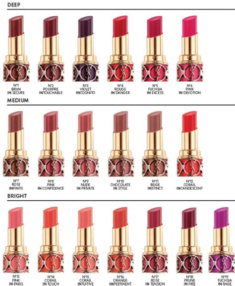 ysl lipstick 66|ysl lipstick color chart.